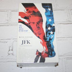 🎬 JFK · VINTAGE VHS SET · 1991 · NWT (bc)